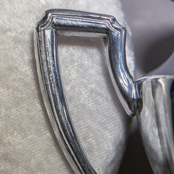 Vintage CHROME Sugar and Creamer Set PAIR - Picture 12 of 14